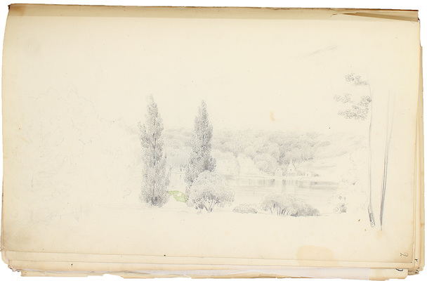 Штернберг Василий Иванович. Альбом рисунков с пейзажами, портретами и набросками 